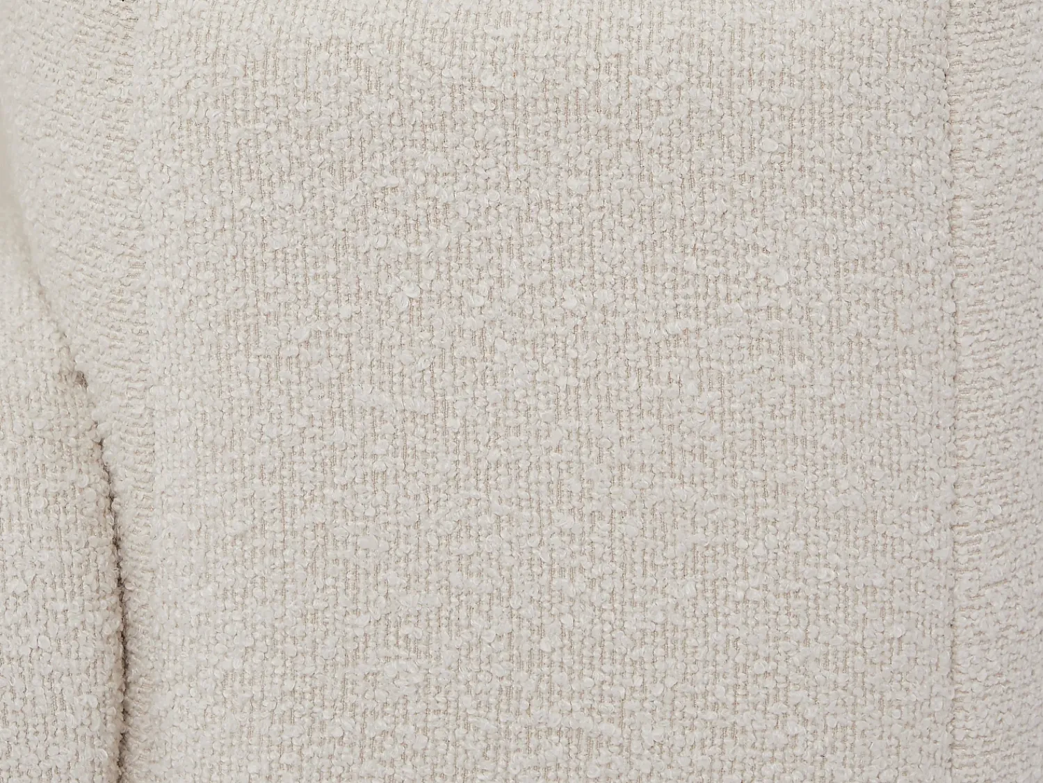 Poltrona|Vente-unique Poltrona tecido bouclé marfim LERICI de Pascal Morabito Branco
