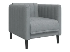 Discount Poltrona tecido -claro PT780992 Cinzento