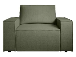 Poltrona*Vente-unique Poltrona tecido texturizado estilo design AMELIA Verde