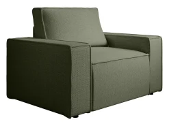 Poltrona*Vente-unique Poltrona tecido texturizado estilo design AMELIA Verde
