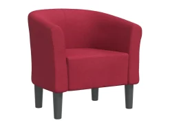 Poltrona* Poltrona tecido tinto PT787674 Vermelho