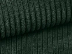 Vente-unique Poltrona veludo canelado verde abeto estilo design AMELIA^ Poltrona