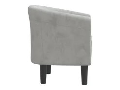 Poltrona veludo -claro PT798230^ Poltrona