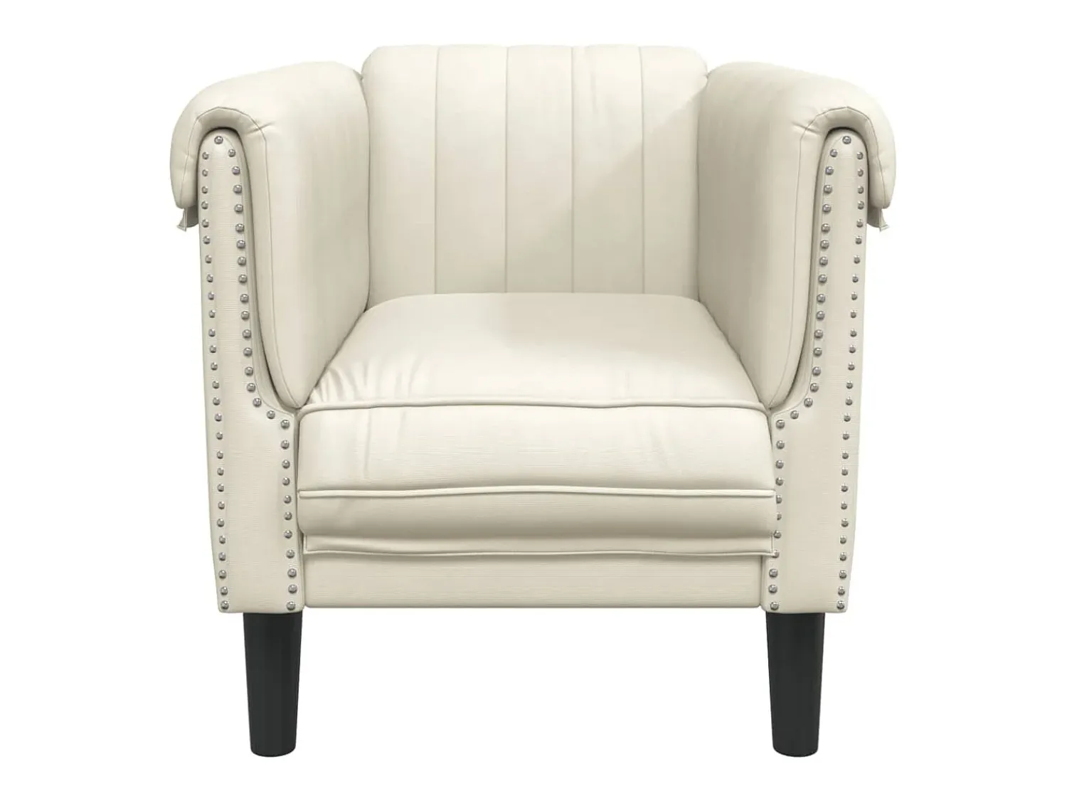 Poltrona veludo cor PT763241 Creme