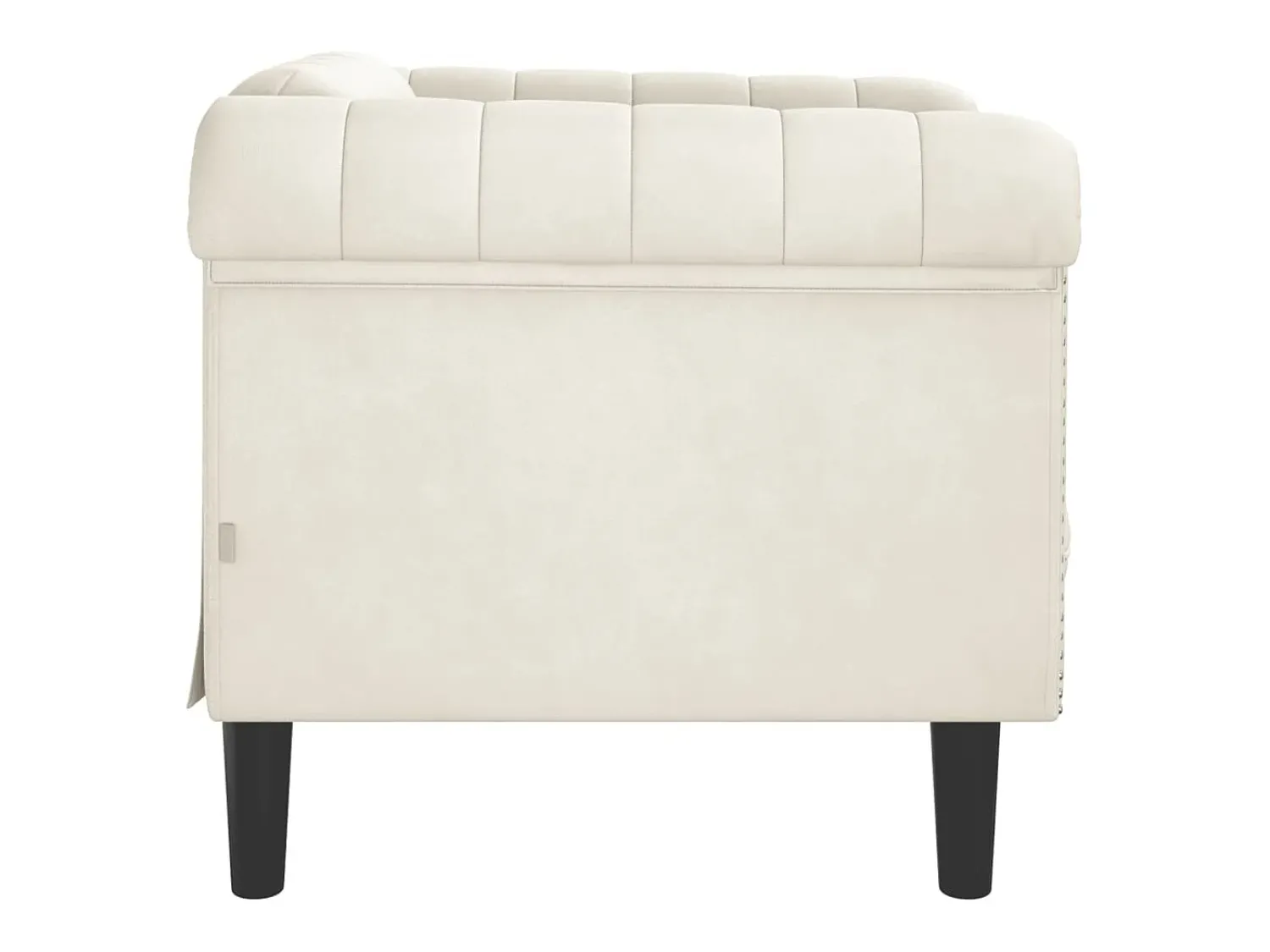 Poltrona veludo cor PT763241 Creme