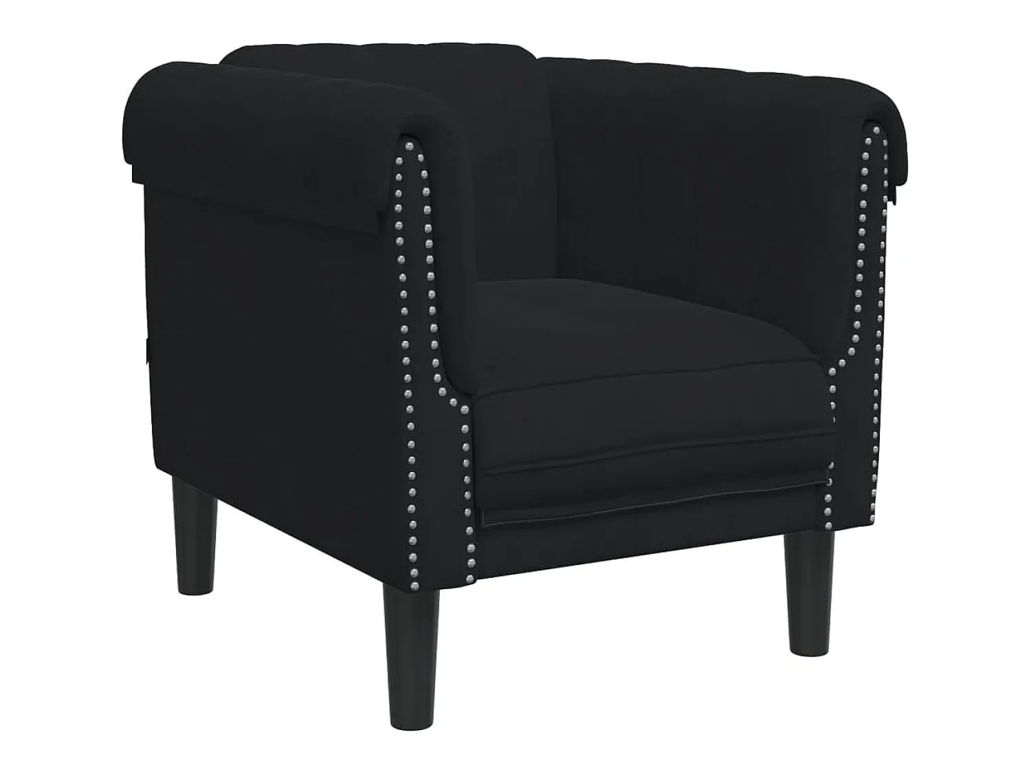 Poltrona| Poltrona veludo PT921435 Preto