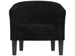 Online Poltrona veludo PT671296 Preto
