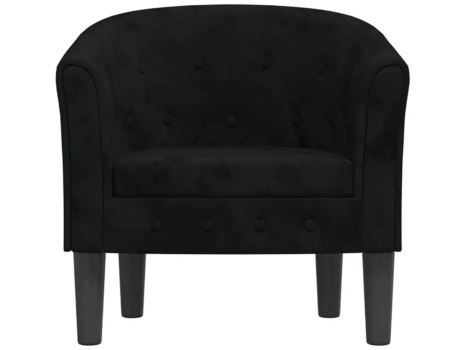 Online Poltrona veludo PT671296 Preto
