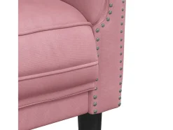 Poltrona|vidaxl Poltrona veludo Rosa