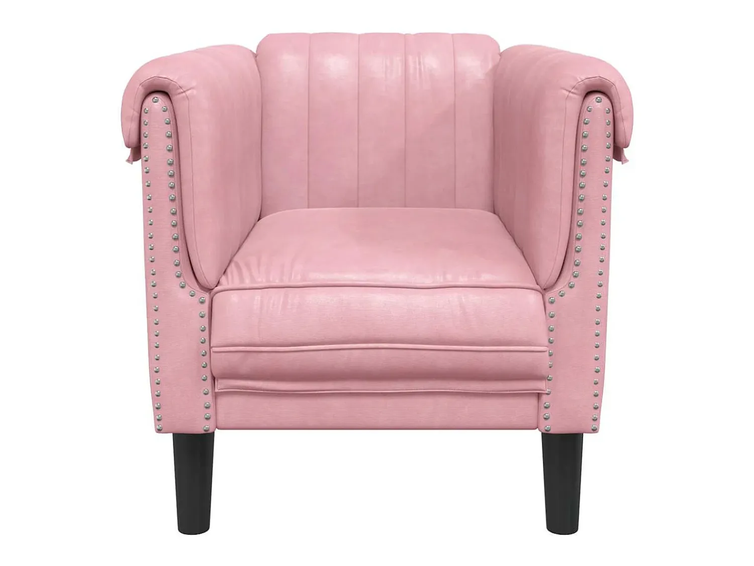 Poltrona|vidaxl Poltrona veludo Rosa