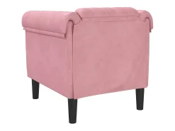 Poltrona|vidaxl Poltrona veludo Rosa
