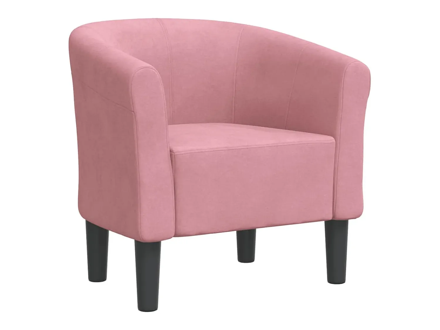 Poltrona|vidaxl Poltrona veludo Rosa