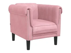 Poltrona| Poltrona veludo PT654815 Rosa