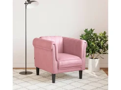 Poltrona| Poltrona veludo PT654815 Rosa
