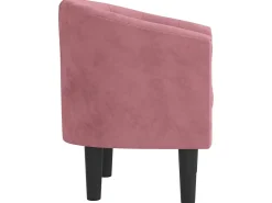 Poltrona* Poltrona veludo PT566341 Rosa