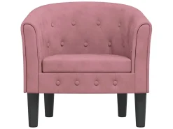 Poltrona* Poltrona veludo PT566341 Rosa