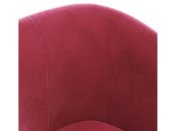 vidaxl Poltrona veludo tinto^ Poltrona