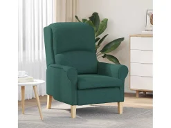 poltrona Verde-escuro 76x94x102 cm tecido SHL149685^ Poltrona