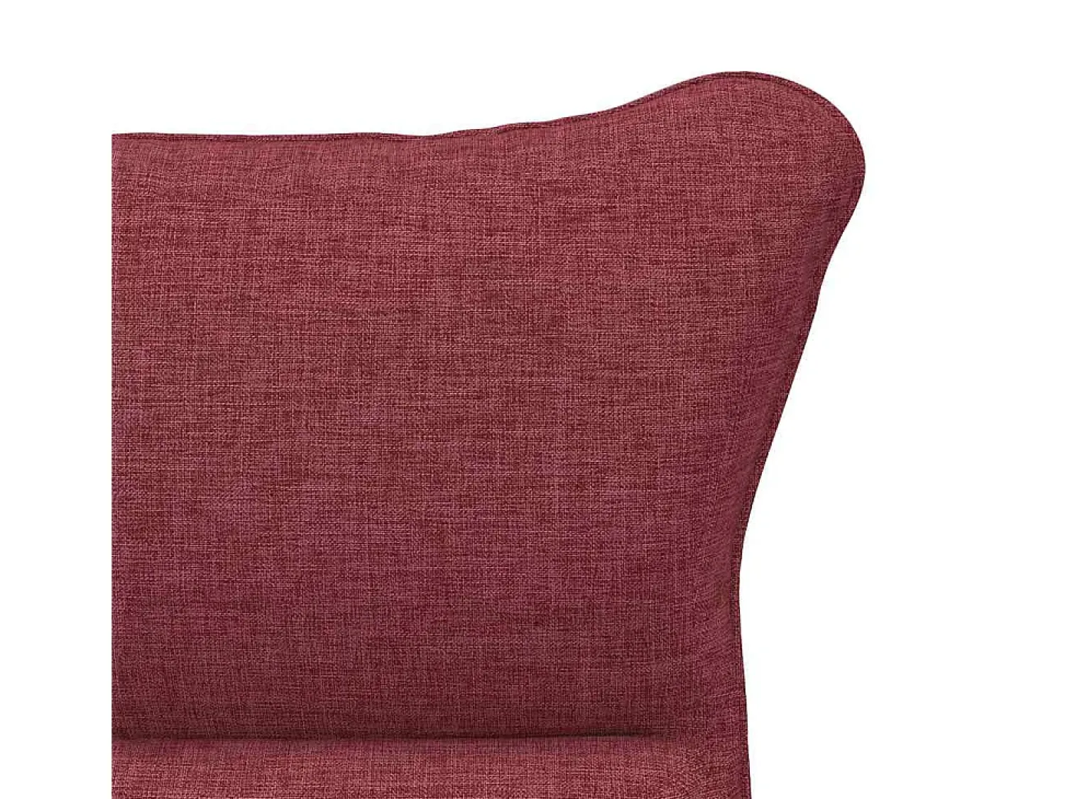 Poltrona*vidaxl poltrona Vinho 69 x 74 x 93 cm Tecido e Contraplacado Vermelho