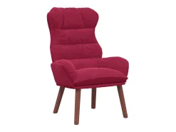 Poltrona|vidaxl poltrona Vinho 69 x 74 x 93 cm Veludo Vermelho