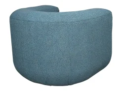Poltrona 100x75x85 cm azul cinza preto Nua N88-100-10 Preto / Cinzento / Azul