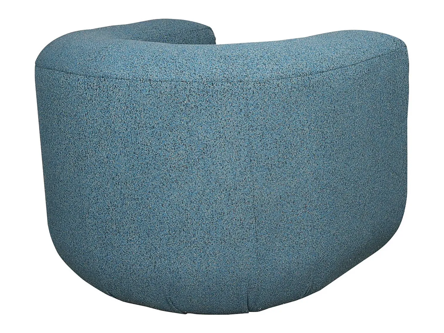 Poltrona 100x75x85 cm azul cinza preto Nua N88-100-10 Preto / Cinzento / Azul
