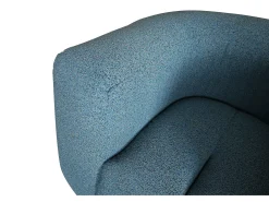 Poltrona 100x75x85 cm azul cinza preto Nua N88-100-10 Preto / Cinzento / Azul