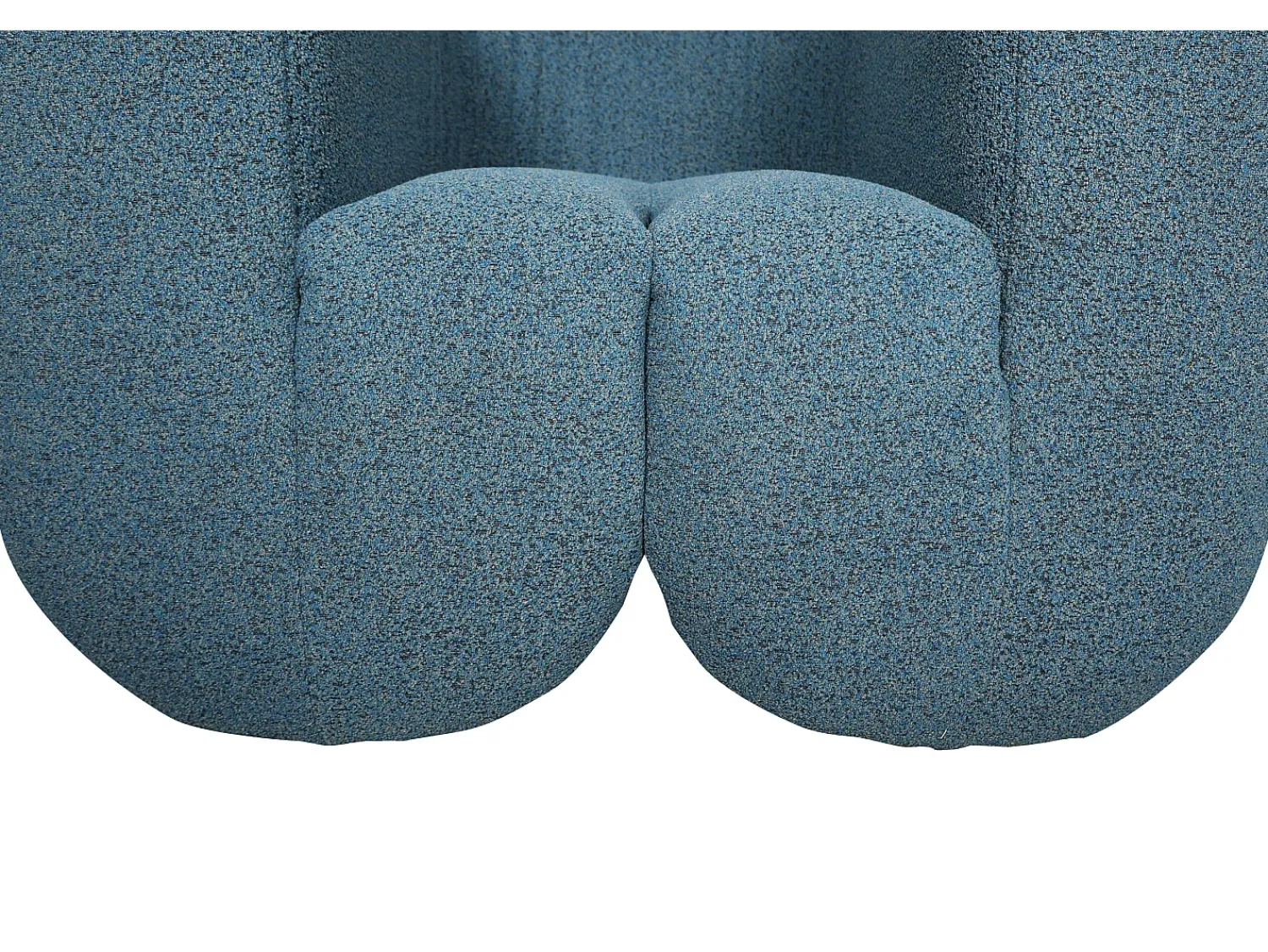Poltrona 100x75x85 cm azul cinza preto Nua N88-100-10 Preto / Cinzento / Azul