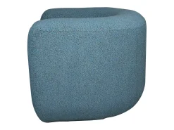 Poltrona 100x75x85 cm azul cinza preto Nua N88-100-10 Preto / Cinzento / Azul