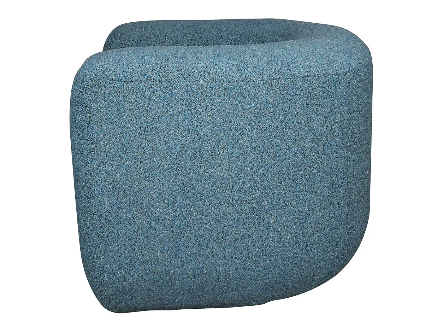 Poltrona 100x75x85 cm azul cinza preto Nua N88-100-10 Preto / Cinzento / Azul