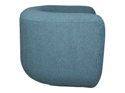 Poltrona 100x75x85 cm azul cinza preto Nua N88-100-10 Preto / Cinzento / Azul
