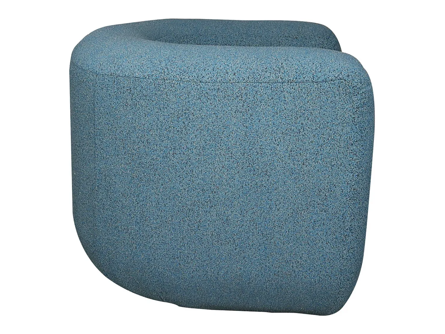 Poltrona 100x75x85 cm azul cinza preto Nua N88-100-10 Preto / Cinzento / Azul