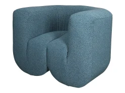 Poltrona 100x75x85 cm azul cinza preto Nua N88-100-10 Preto / Cinzento / Azul