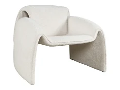 Outlet Poltrona 91x78x80 cm Leith LET75N Branco sujo