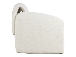 Outlet Poltrona 91x78x80 cm Leith LET75N Branco sujo