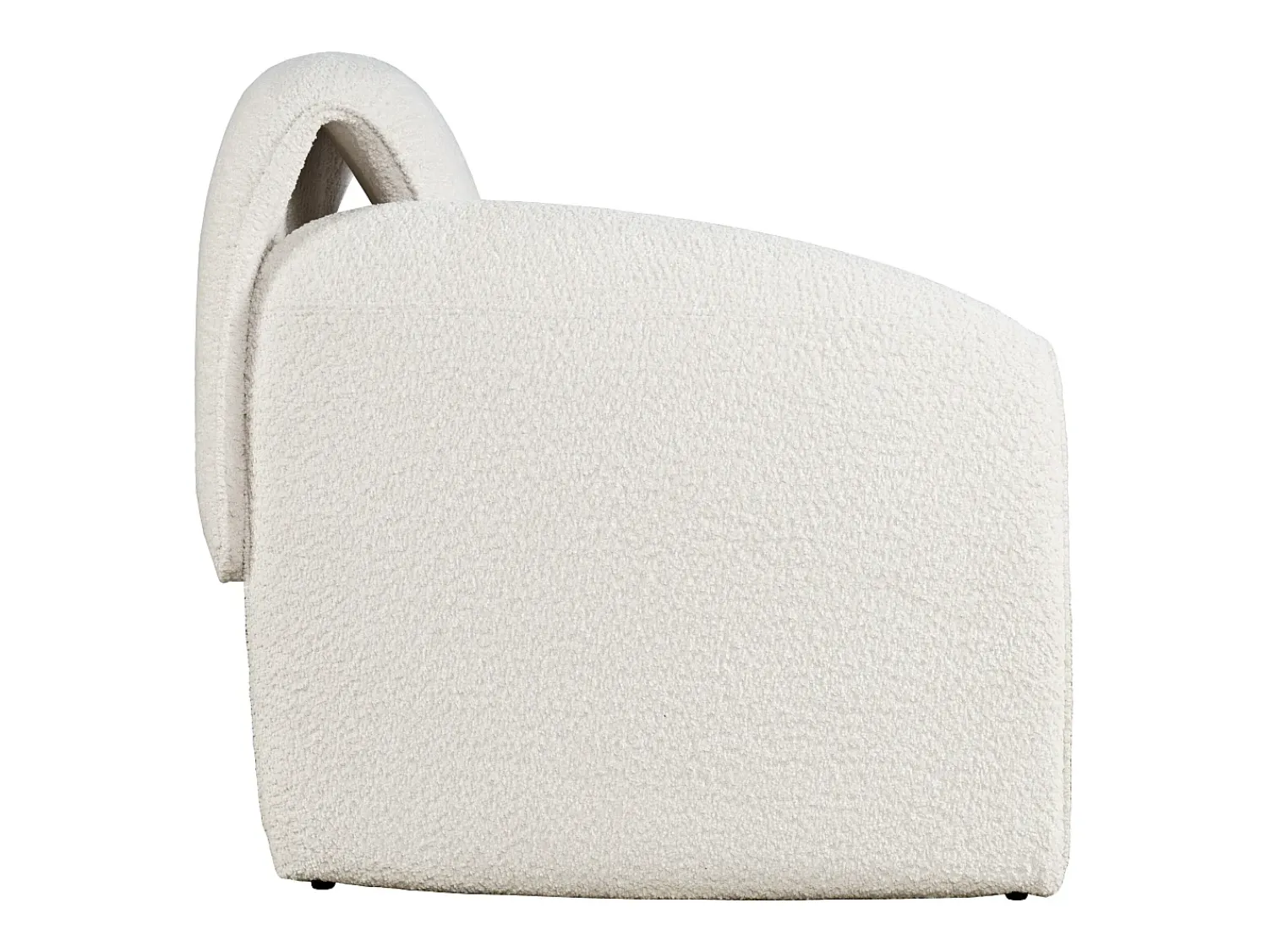 Outlet Poltrona 91x78x80 cm Leith LET75N Branco sujo