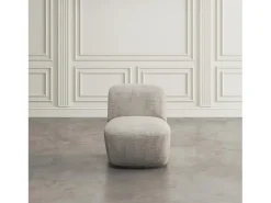 Poltrona| Poltrona 67,5x76x77,5 cm Cinza Bege Leith LET74G Cinzento / Bege