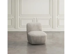 Poltrona| Poltrona 67,5x76x77,5 cm Cinza Bege Leith LET74G Cinzento / Bege