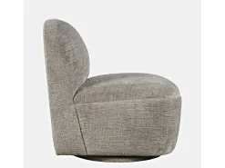 Poltrona| Poltrona 67,5x76x77,5 cm Cinza Bege Leith LET74G Cinzento / Bege