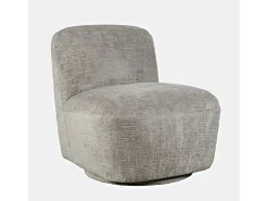 Poltrona| Poltrona 67,5x76x77,5 cm Cinza Bege Leith LET74G Cinzento / Bege