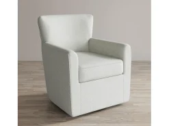 Poltrona 82,5x90x77 cm cinza claro Leith LET72G^ Poltrona