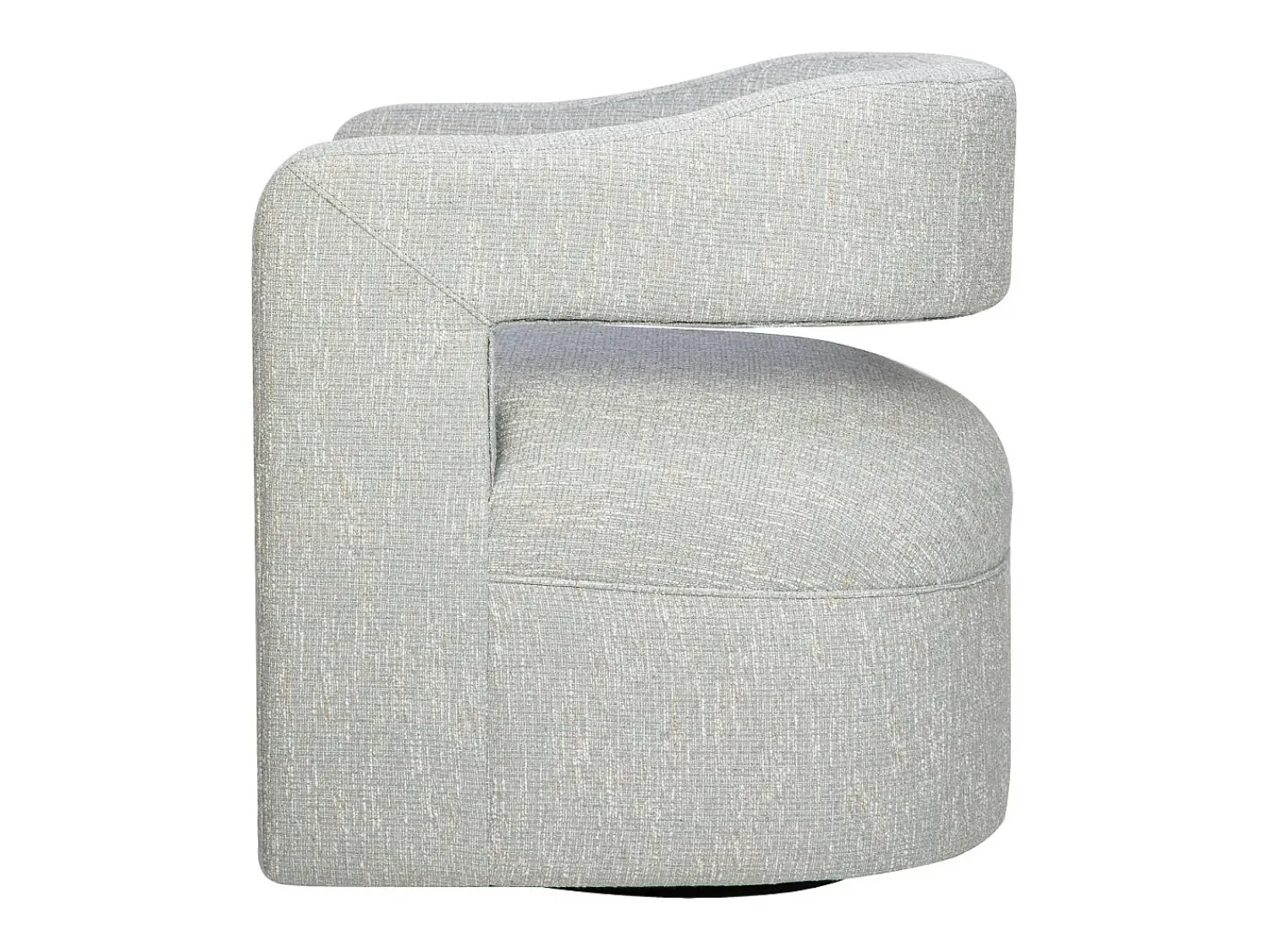 Poltrona 73,5x82,5x76 cm Cinza claro Leith LET73G^ Poltrona