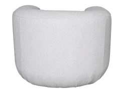 Poltrona| Poltrona 100x75x85 cm cinza claro nua Cinzento claro / Branco