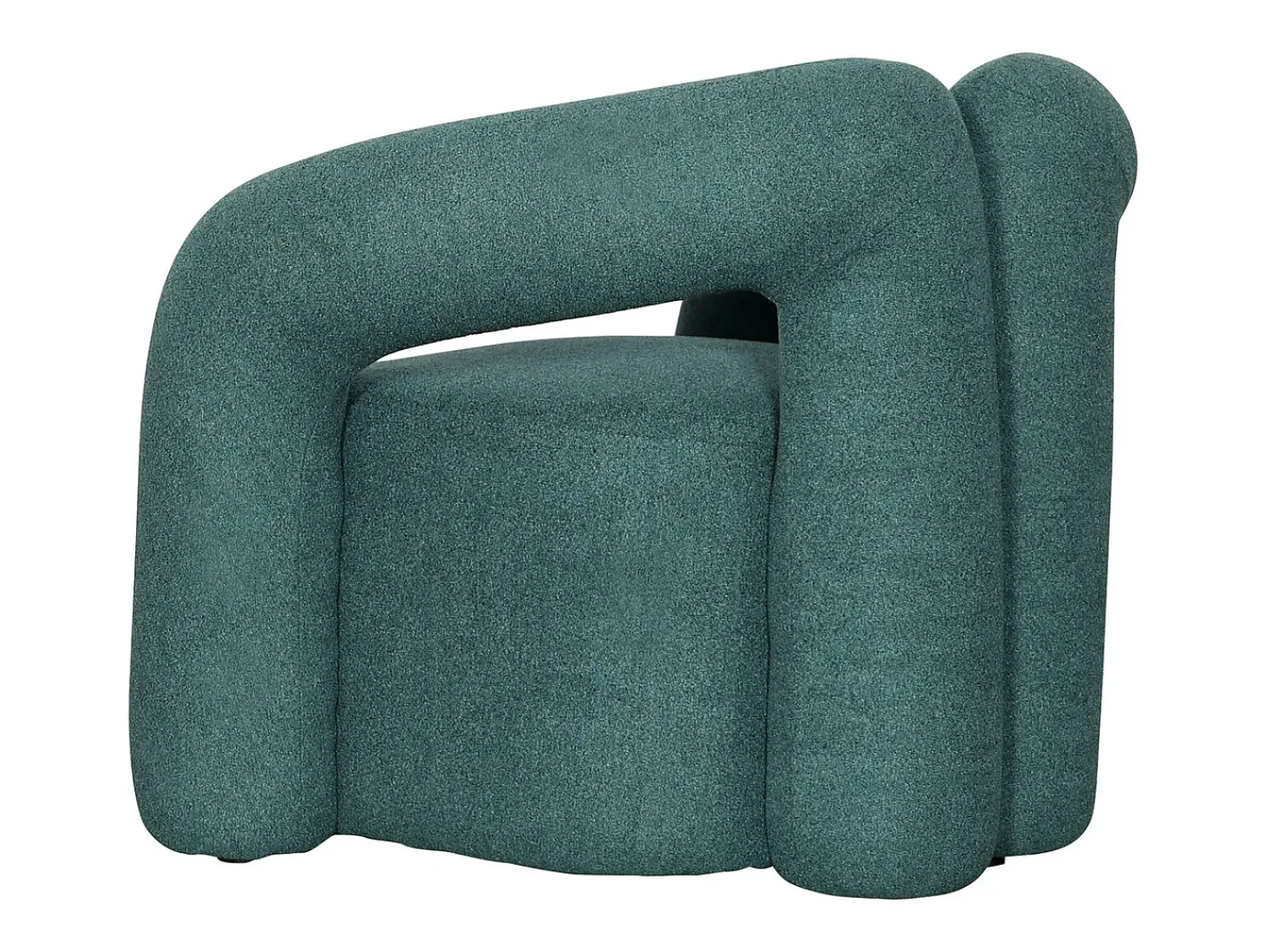 Poltrona 85x70x70 cm esmeralda nua n14-18 Verde