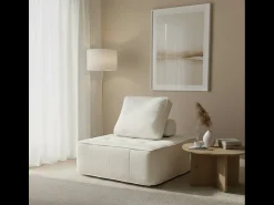 Poltrona| Poltrona Zen 1 lugar - branco Branco sujo