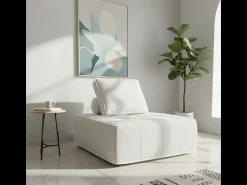 Poltrona| Poltrona Zen 1 lugar - branco Branco sujo
