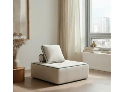 Outlet Poltrona Zen 1 lugar - branco e sálvia Branco sujo