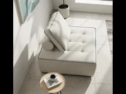 Outlet Poltrona Zen 1 lugar - branco e sálvia Branco sujo