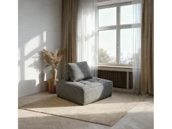 Poltrona Zen 1 lugar - cinza^ Poltrona