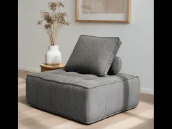 Poltrona Zen 1 lugar - cinza^ Poltrona